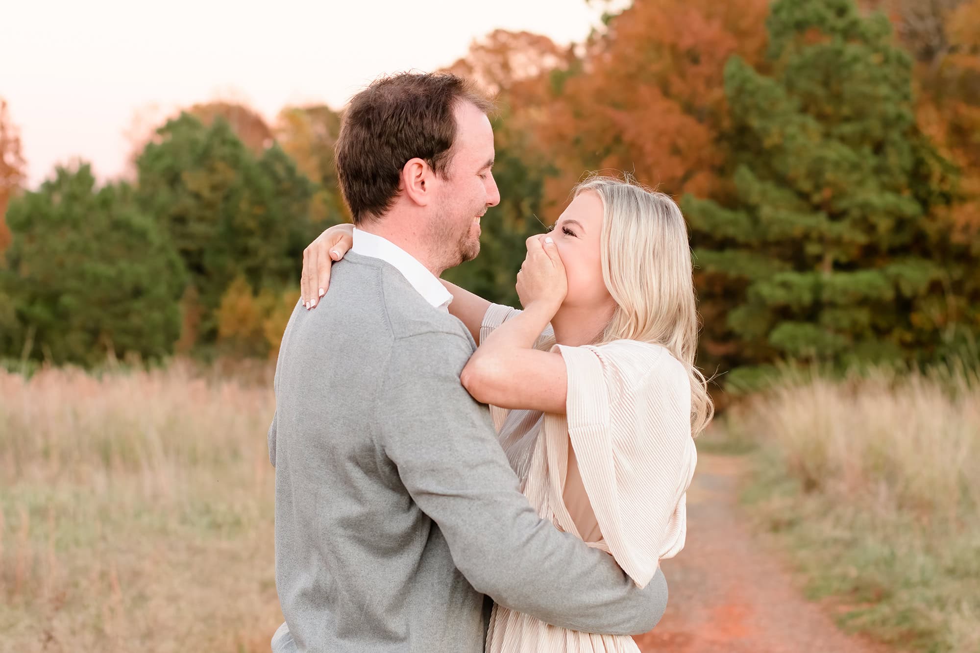 pregnant mother is crying with excitement after finding out shes having a girl at their gender reveal
