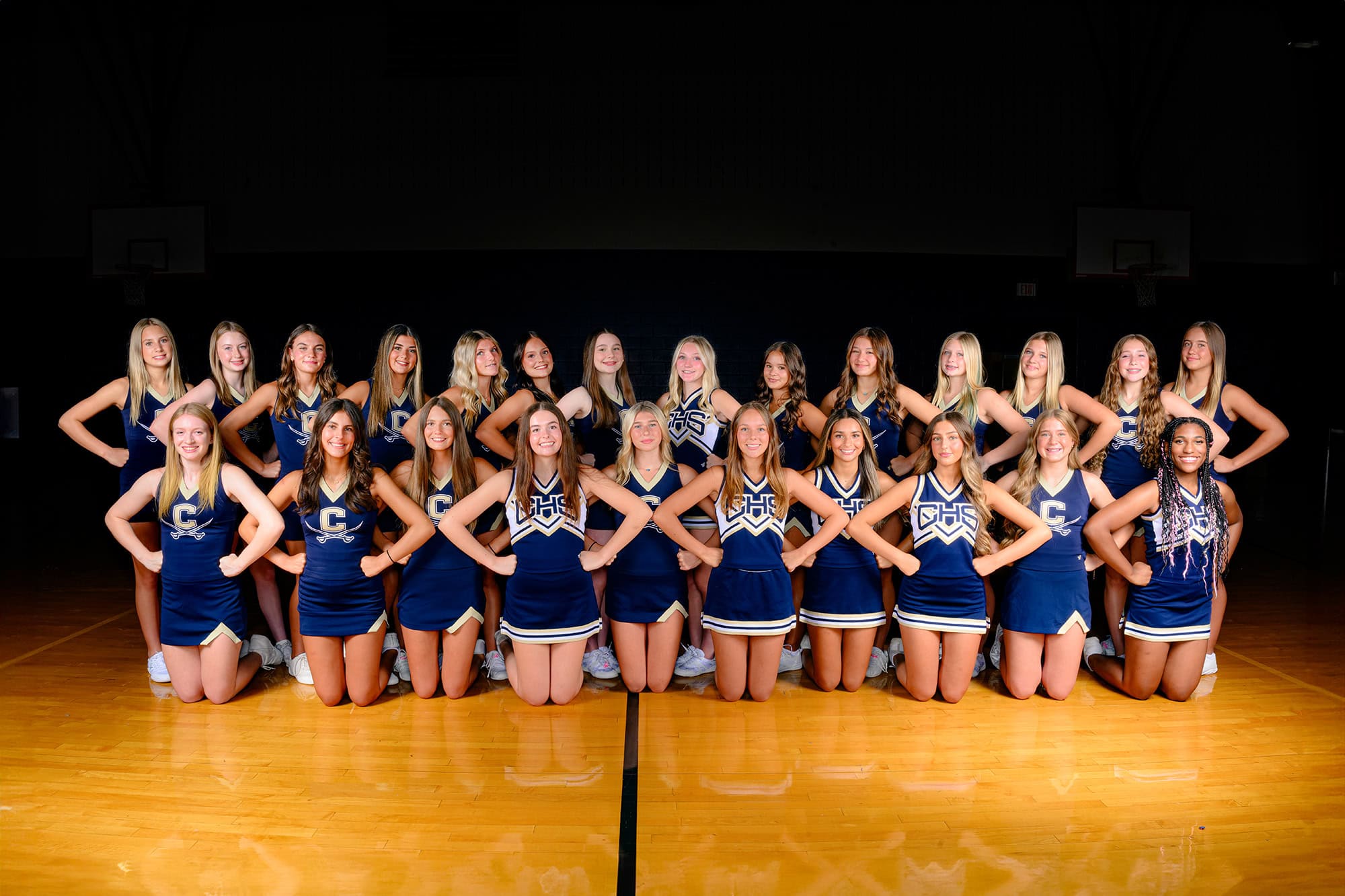Cuthbertson high school JV team photo during their charlotte media day