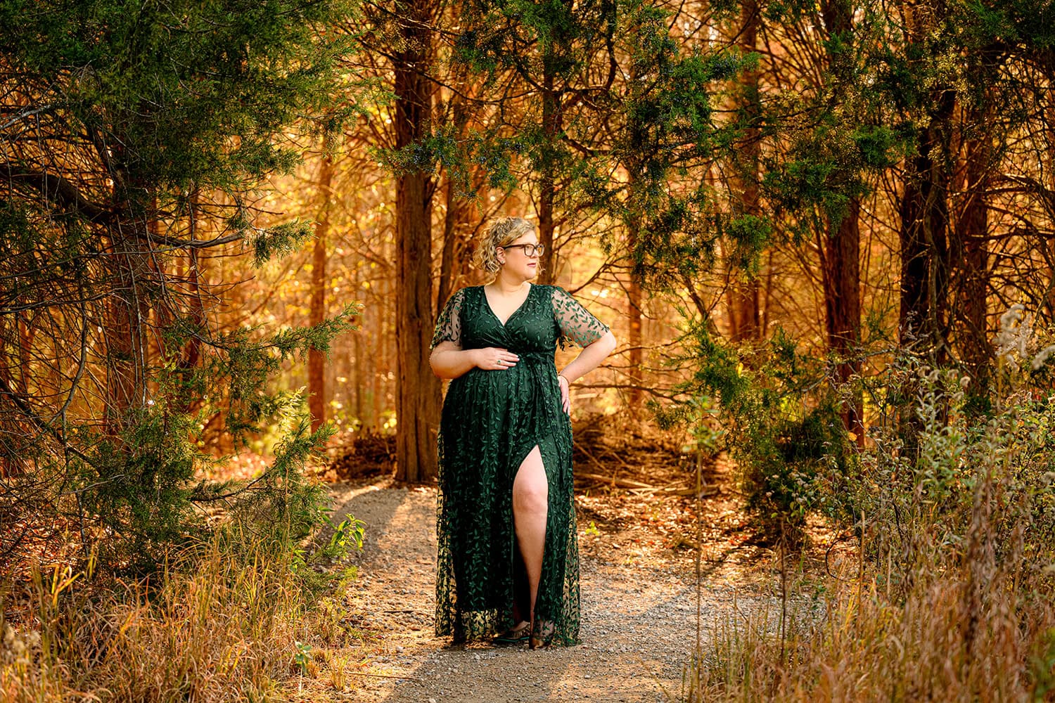 Atrium OB/GYN Dr Laura Pekman during her Maternity Portrait Session